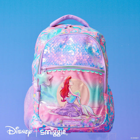 Smiggle- Disney Princess Little Mermaid Backpack