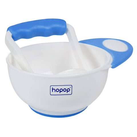 Hopop-Food Mash and Serve Feeding Bowl Set