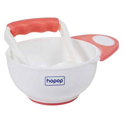 Hopop-Food Mash and Serve Feeding Bowl Set