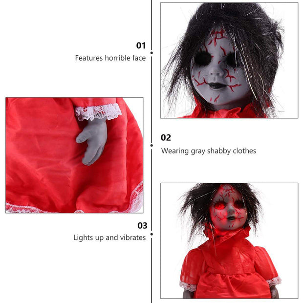 Halloween Haunted Walking Doll with Sound - The Write Stuff