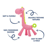 Hopop-Silicone Giraffe Teether