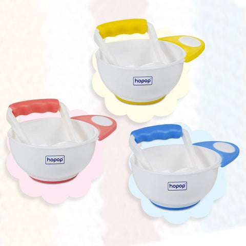 Hopop-Food Mash and Serve Feeding Bowl Set