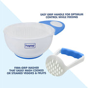 Hopop-Food Mash and Serve Feeding Bowl Set