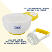 Hopop-Food Mash and Serve Feeding Bowl Set