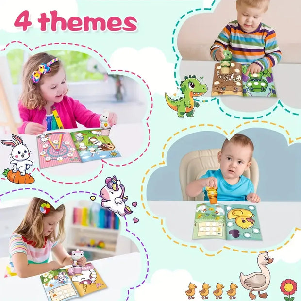 Magic Stamper Stickers with Activity Book - The Write Stuff