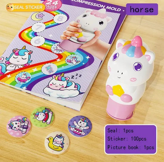 Magic Stamper Stickers with Activity Book - The Write Stuff