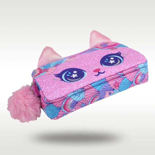 Smiggle Pink Kitty  Pencil case Pouch