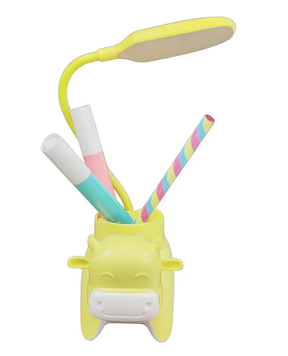 Happy Cow LED Lamp with Pen Holder - The Write Stuff