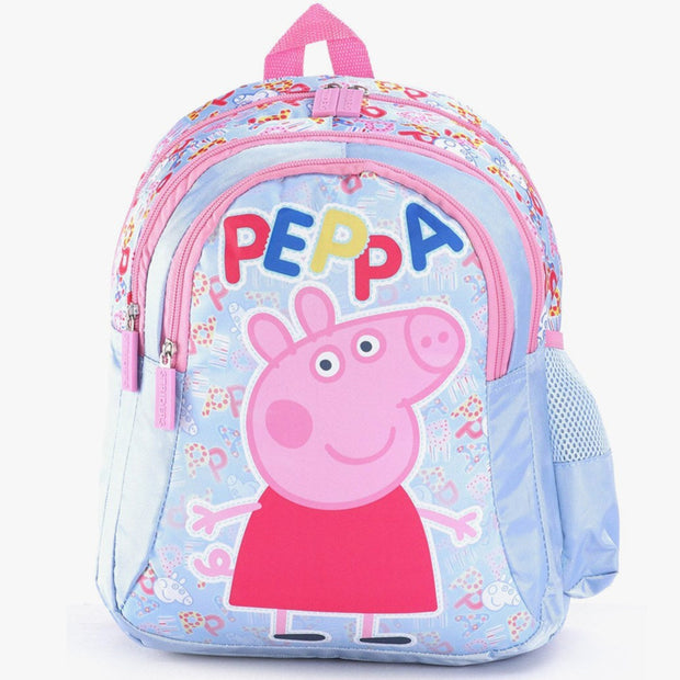 Striders - Peppa Pig Print School Backpack - 14Inches