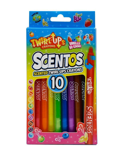 SCENTOS 10 Twirl-Ups Crayons - The Write Stuff