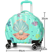 Kids Seashell - Shaped Trolley Suitcase