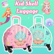 Kids Seashell - Shaped Trolley Suitcase