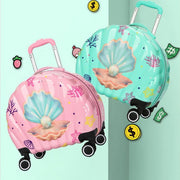 Kids Seashell - Shaped Trolley Suitcase