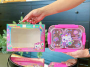 Lunch Box Transparent  - 3 Compartment