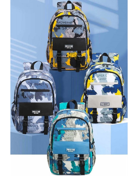 School Bags for Boys, Lightweight School and College Bags, Multipurpose Large Capacity Bag for Boys(46 X 34 X 20 CM)