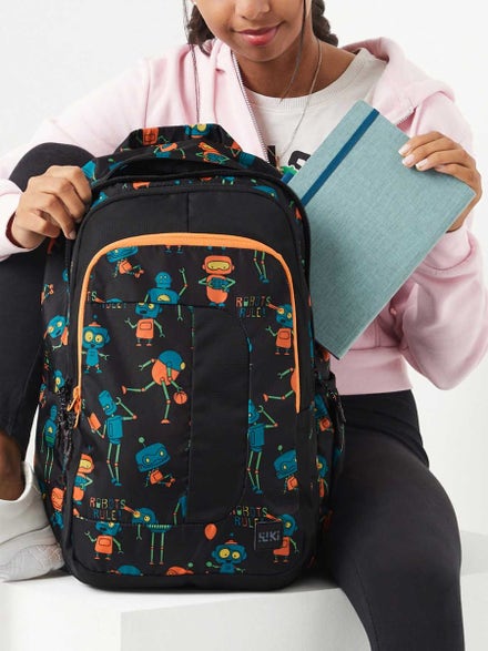 Wildcraft Robot Black Backpack - The Write Stuff
