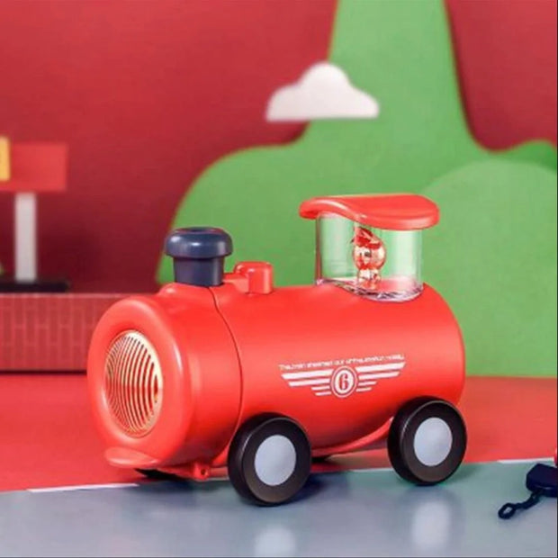 Premium Quality Train Engine Shape Steel Bottle with Straw