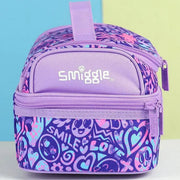 Smiggle Vivid Double Decker Lunch bag  Lilac