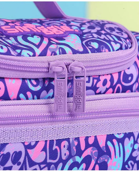 Smiggle Vivid Double Decker Lunch bag  Lilac