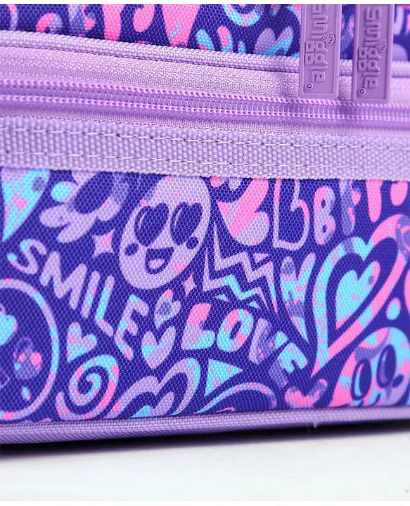 Smiggle Vivid Double Decker Lunch bag  Lilac