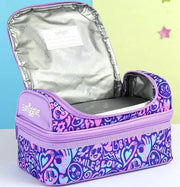 Smiggle Vivid Double Decker Lunch bag  Lilac