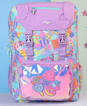 Simggle Foldover Bagpack with Donut Print