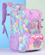 Simggle Foldover Bagpack with Donut Print