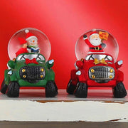 Christmas Car Mini Snow Globe