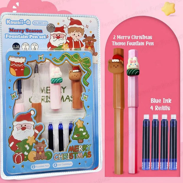 Christmas Fountain Pen Set