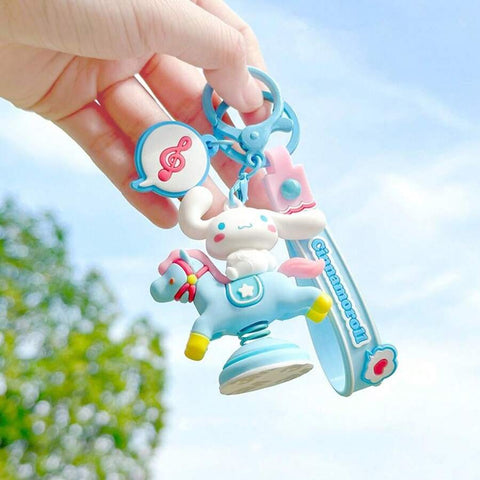 Keychain - Sanrio Kuromi Riding Horse