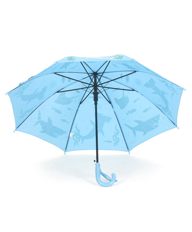 Colour Changing Shark Sea Themed  Umbrella for Kids