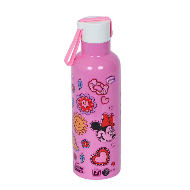 Gluman- Minnie Stainless Steel Double Walled Mizu Water Bottle - 500 ml