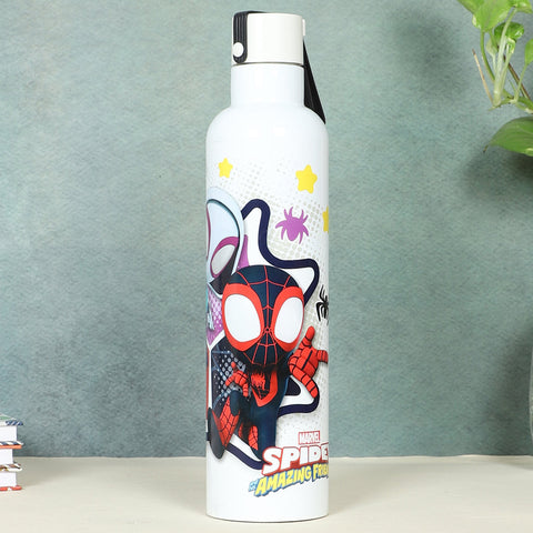 Gluman- Spiderman Stainless Steel Double Walled Mizu Water Bottle - 750 ml