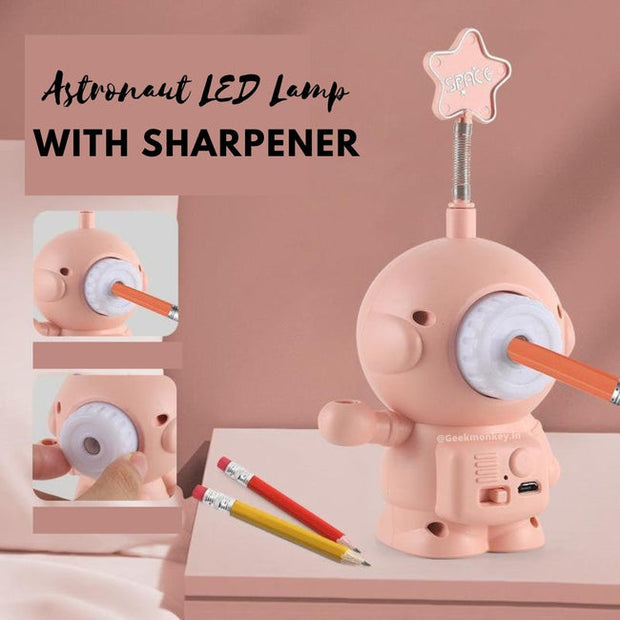 Astronaut LED Lamp with Sharpener - The Write Stuff