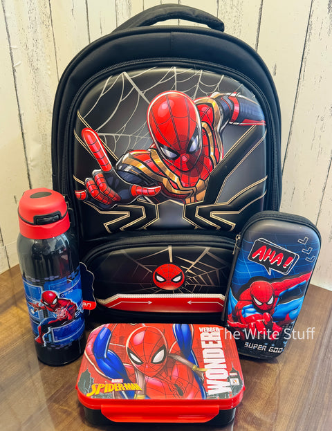 SpiderMan School Bag Combo