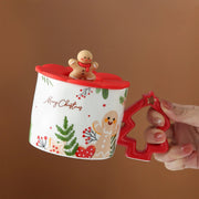 Christmas Mug With Tree Handle