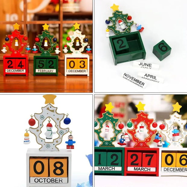 Christmas Desk Calendar - Tree Design - The Write Stuff