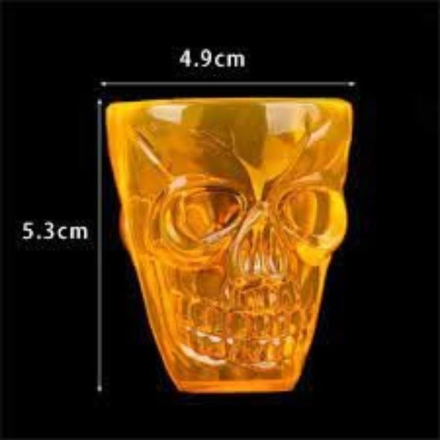 Halloween Skull Shot Glasses - 4pc Set - The Write Stuff