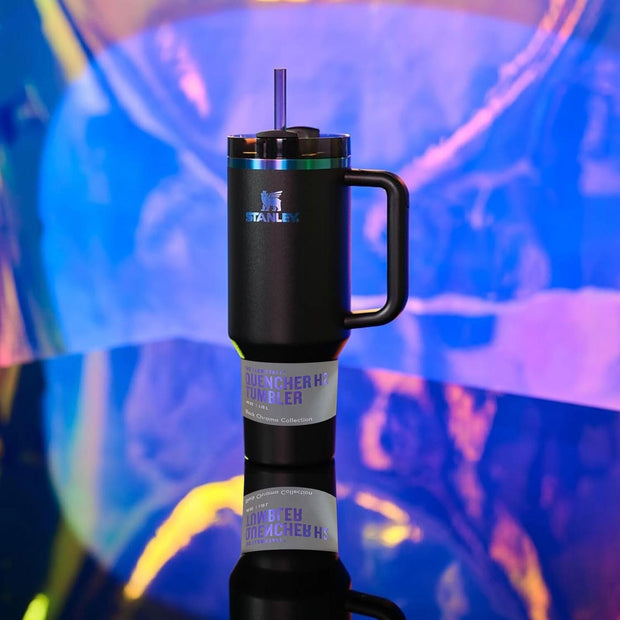 Stanley Black Chroma - Quencher H2.0 Flow State Tumbler | 40 OZ - The Write Stuff