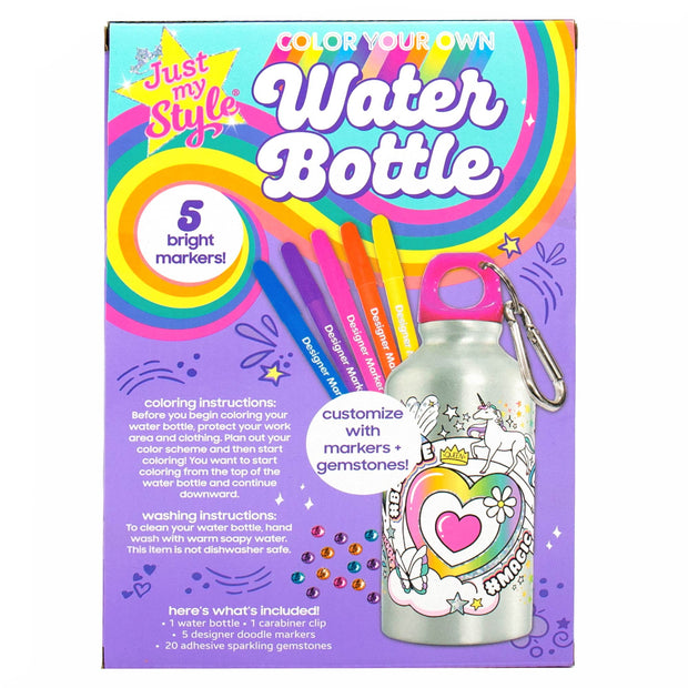 Just My Style- Color Your Own Water Bottle - The Write Stuff