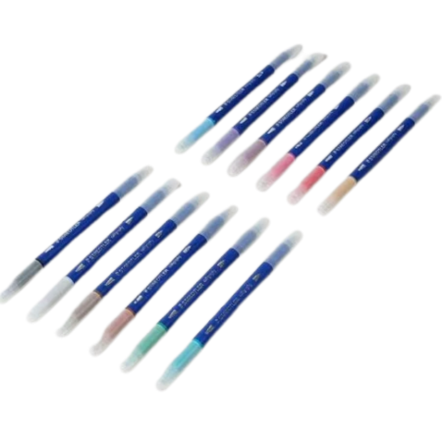 Staedtler 12 Double Ended Calligraphy Pens - The Write Stuff