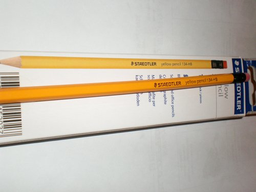 Pencil Staedtler 134-2B with Eraser Tip 12 Pcs Pack