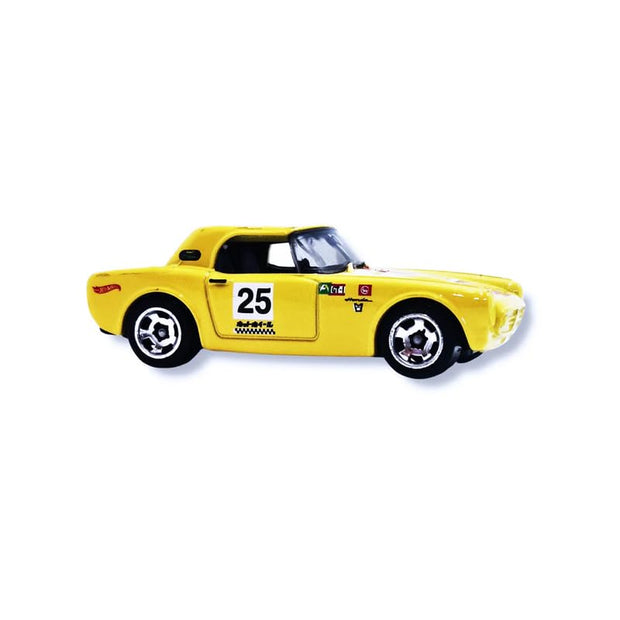 Hot Wheels Honda S800 Racing – HW Race Day (Yellow) 1:64 Scale Die-Cast Car for Ages 3 & Up - The Write Stuff