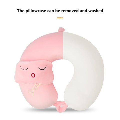 Dinosaur & Unicorn U-Shaped Neck Pillow – Ultra Soft, Comfortable Travel Cushion for Kids & Adults