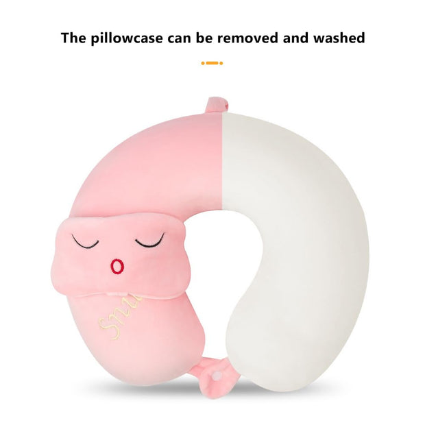 Dinosaur & Unicorn U-Shaped Neck Pillow – Ultra Soft, Comfortable Travel Cushion for Kids & Adults