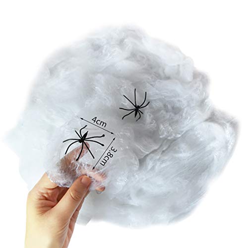 Halloween Home Decor Stretchable Spider Web - The Write Stuff