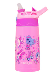 Smiggle - Movin Junior Stainless Steel Flip Drink Bottle Pink