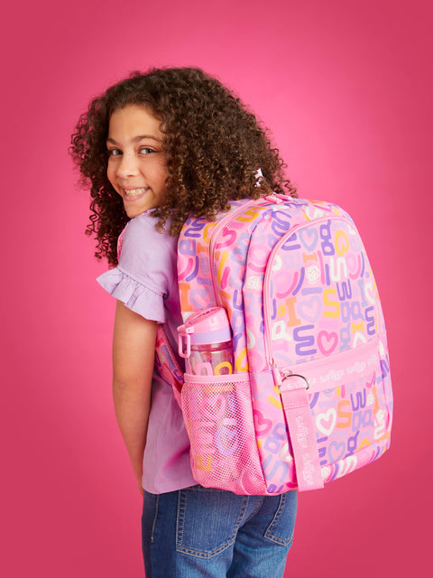 Smiggle's Pink Classic Backpack