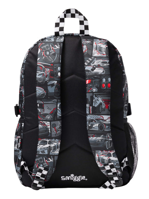 Smiggle- Sport car Limitless Classic Attach Backpack