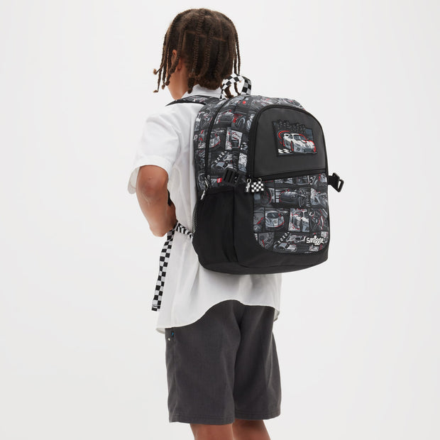 Smiggle- Sport car Limitless Classic Attach Backpack